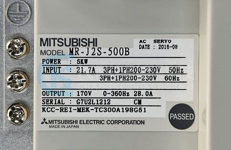 三菱伺服驅(qū)動模塊MR-J2S-500B 三菱伺服驅(qū)動模塊MR-J2S-500B